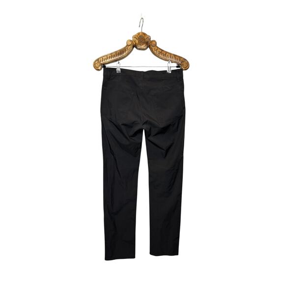 Theory Mens Raffi Pants Black Trouser Technical Twill Slim Straight Leg 30 - Picture 2 of 7